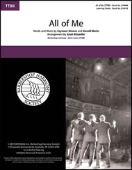 All of Me TTBB choral sheet music cover Thumbnail